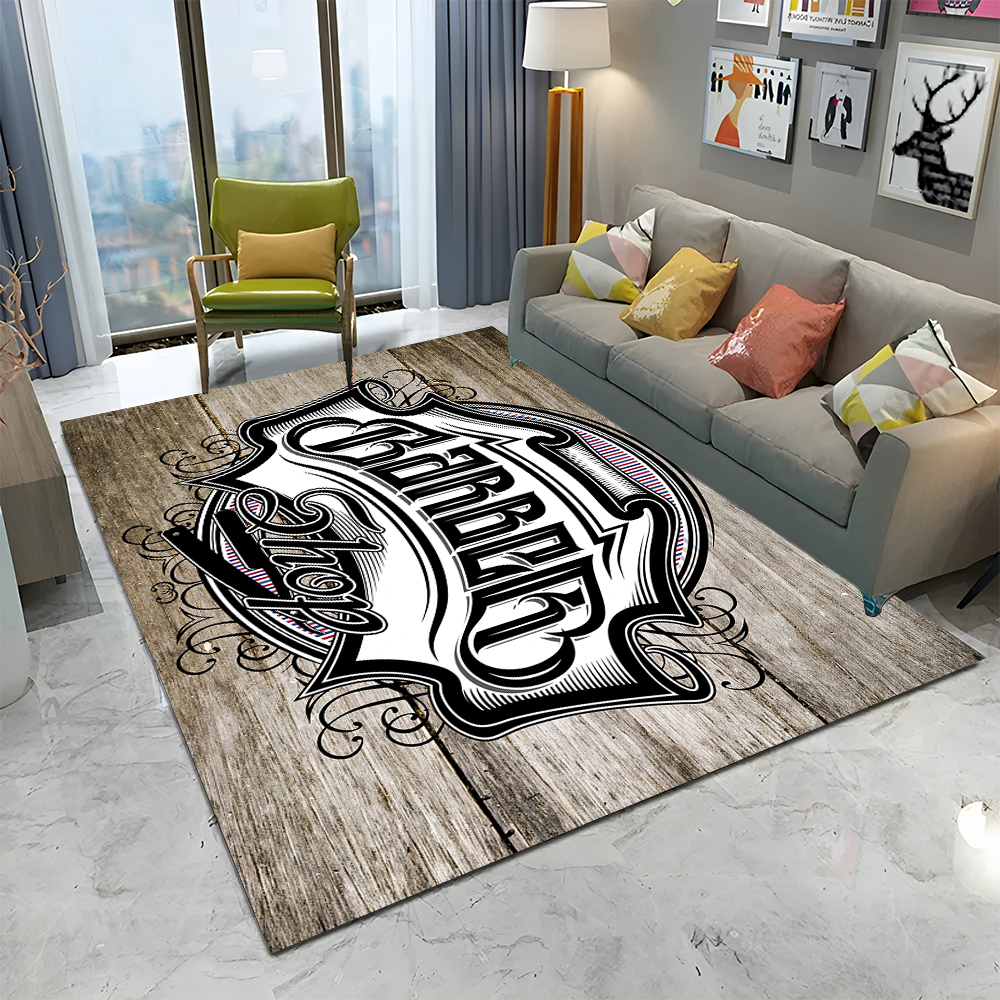 Home Decor Online Shop - 3D Barber Shop Skull Vintage Sign