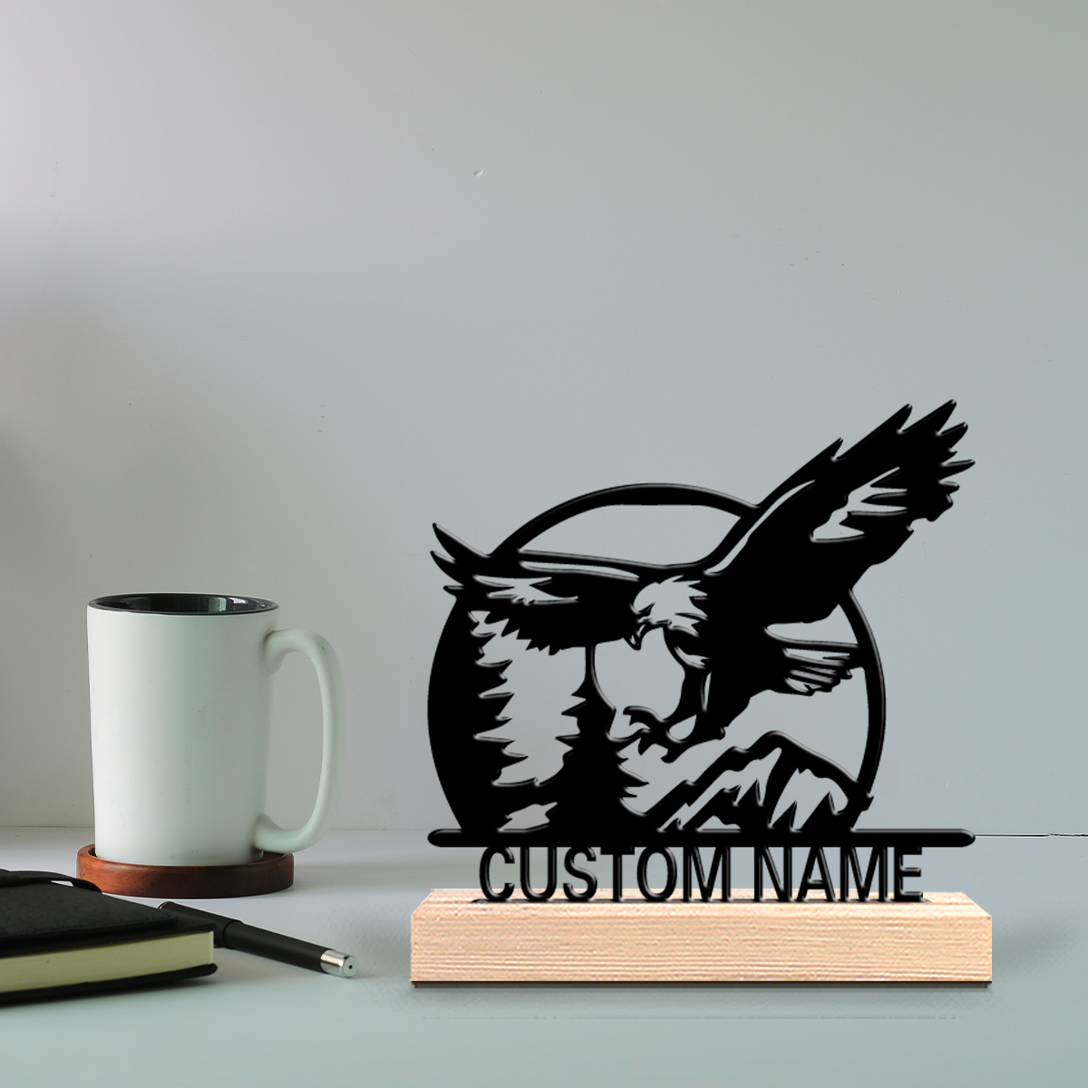 Home Decor Kitchen - 1pc Fun Personalized Custom eagle Wooden