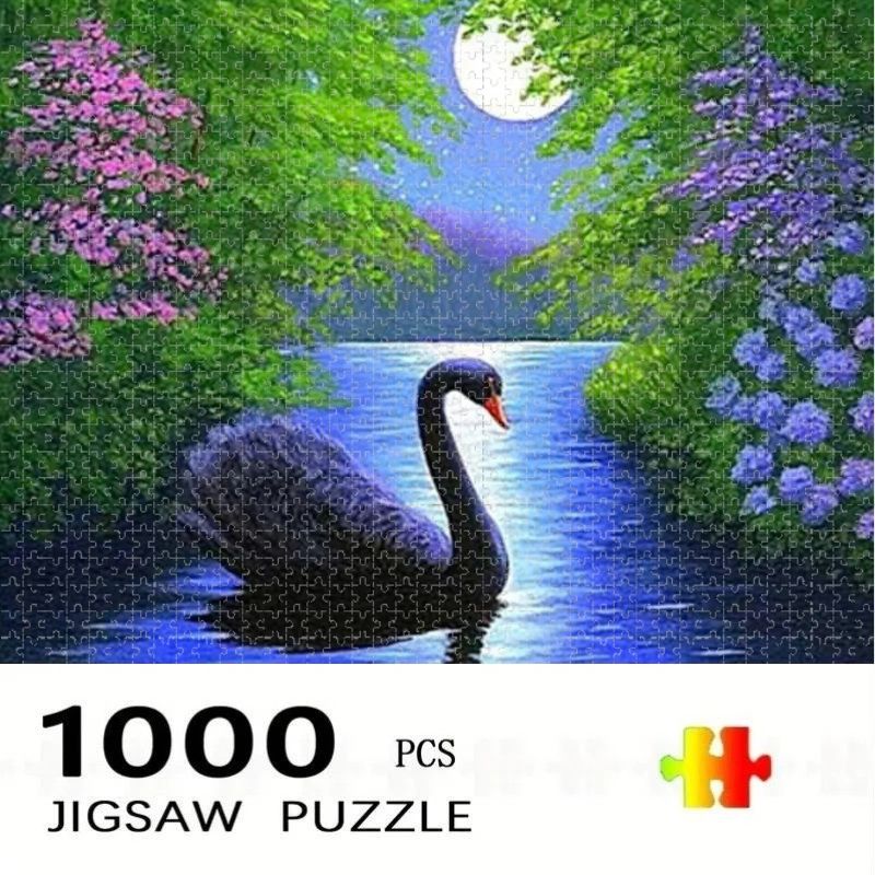 Home Decor Under 1000 - 1000/500 PCS Jigsaw Black Swan Under