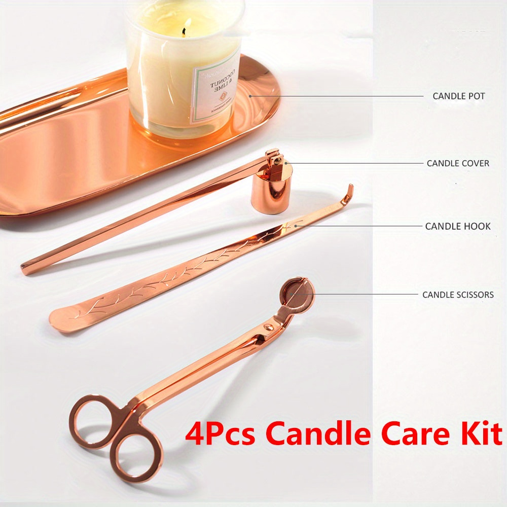Home Decor Unique Items - 4pcs/set Luxury Candle Care Kit Stainless