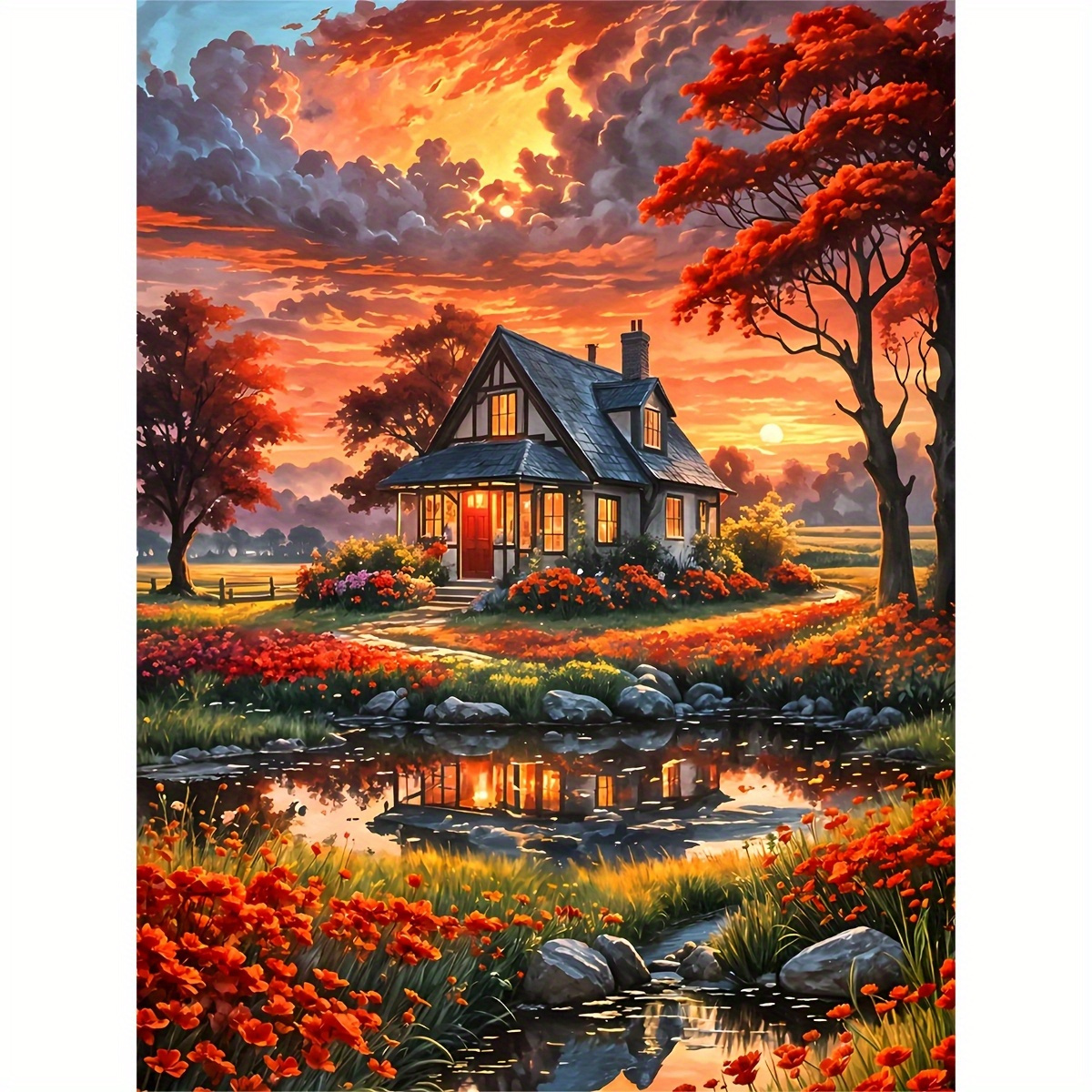 Home Decor Under 1000 - 500/1000/1200/2000PCS Puzzles for Adults, Garden Landscape