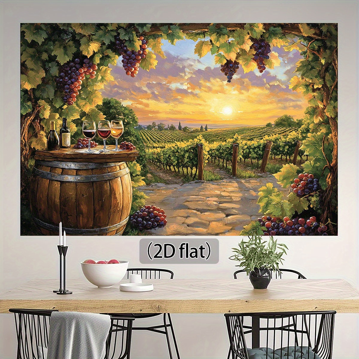 Home Decor Under 1000 - 500/1000/1200/2000PCS Puzzle The Vineyard Under The
