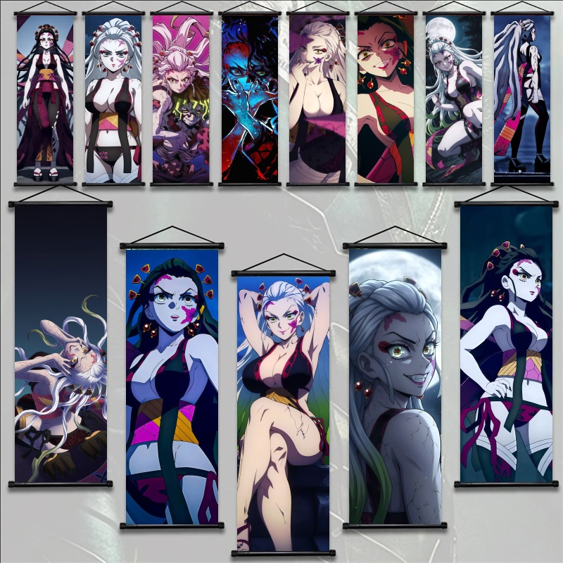 Home Decor Living - Demon Slayer Daki Hanging Scrolls Set