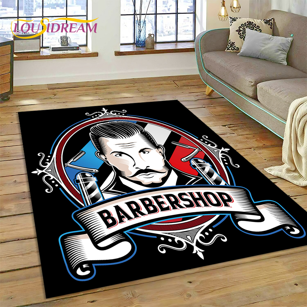 Home Decor Online Shop - Fashion Barber Shop Logo Skull Vintage