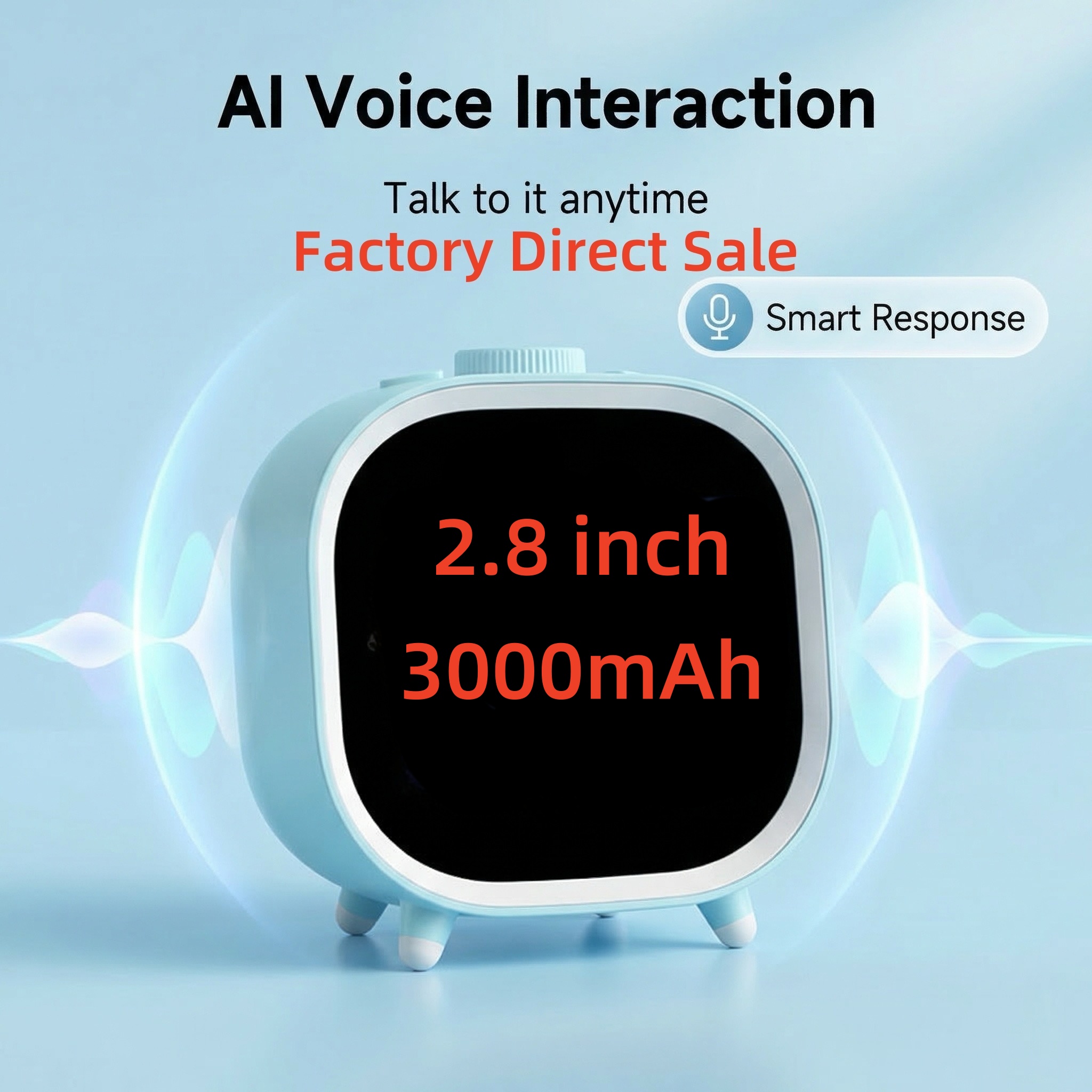 Home Decor Ai Free - AI Voice Smart Alarm Clock WiFi