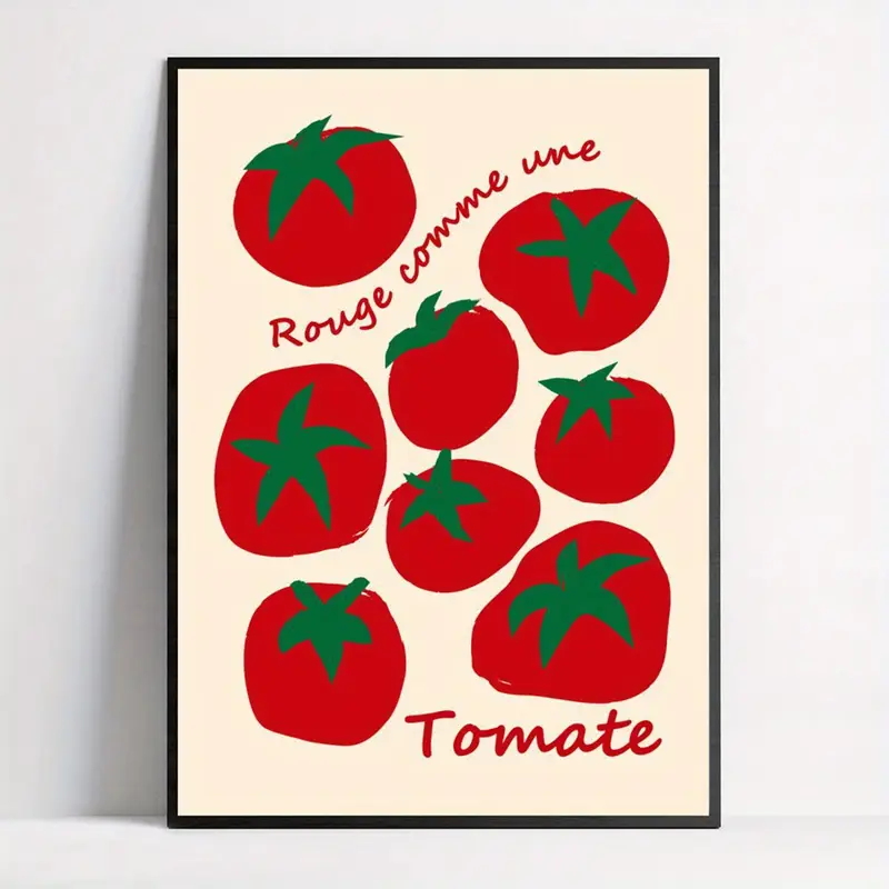 Modern Colorful Red Tomatoes W - Home Decor Kitchen recension och pris