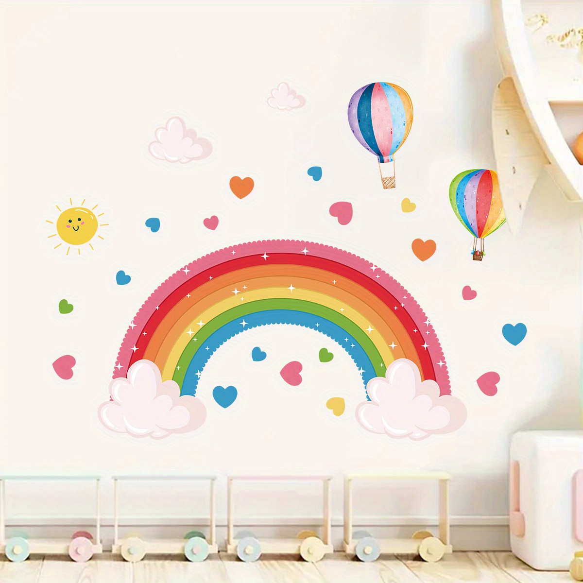 Cartoon Cute Rainbow Colorful  - Home Decor Y2K recension och pris