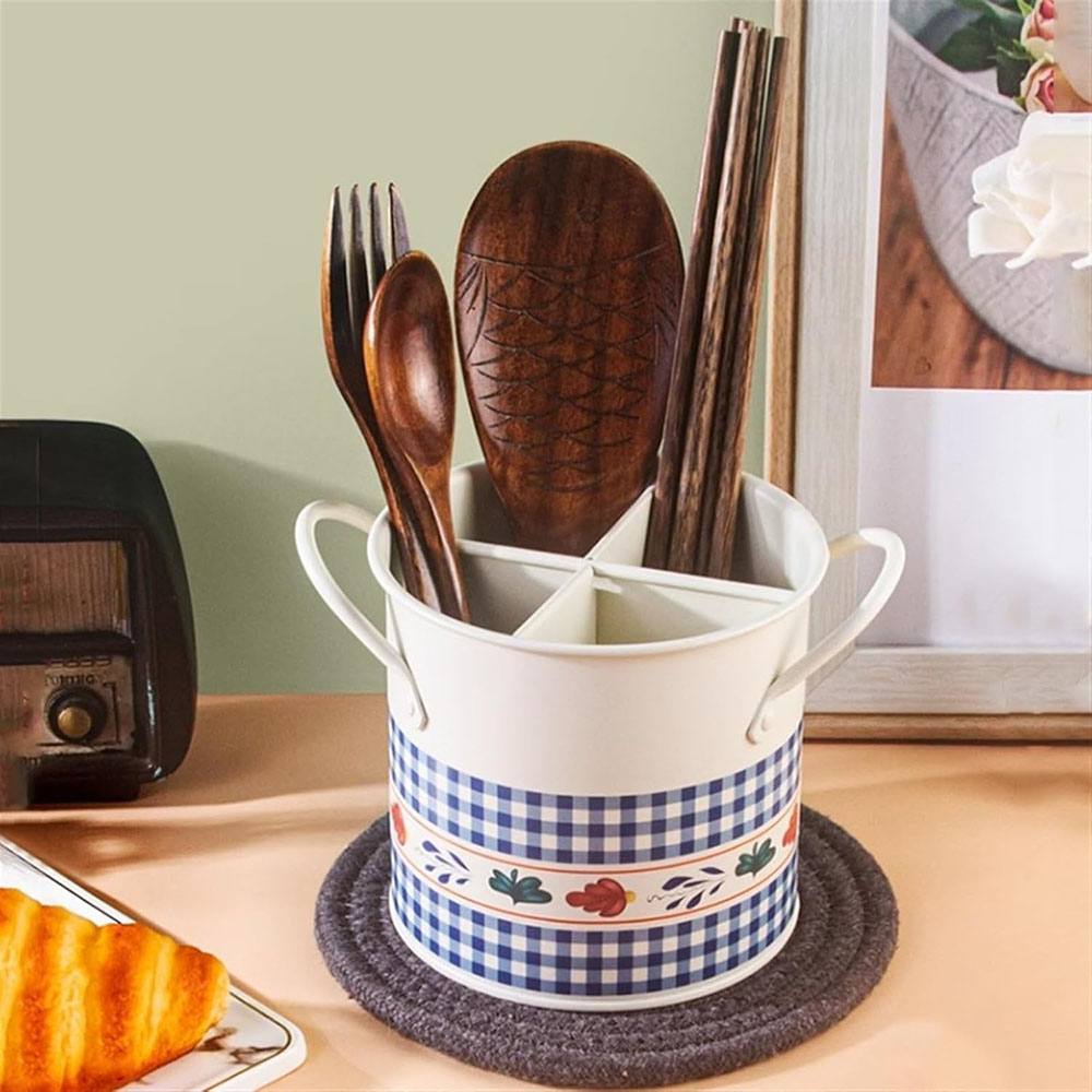 Retro Tableware Storage Bucket - Home Decor Kitchen recension och pris