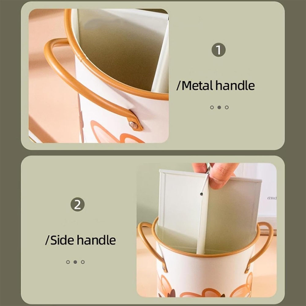 Retro Tableware Storage Bucket - Home Decor Kitchen recension och pris