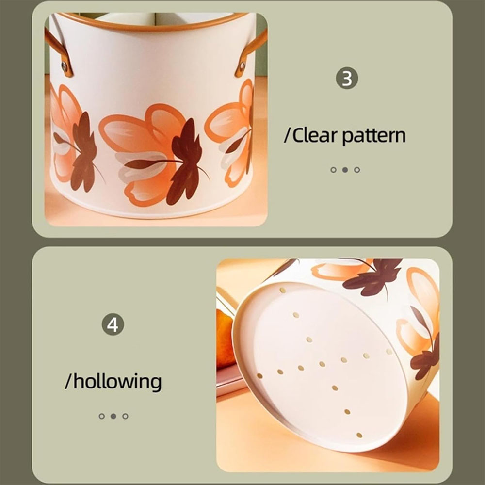 Retro Tableware Storage Bucket - Home Decor Kitchen recension och pris