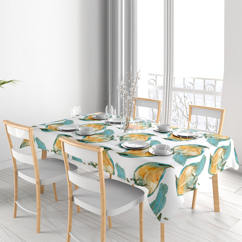 Watercolor Bird Print Tableclo - Home Decor Online Shop recension och pris