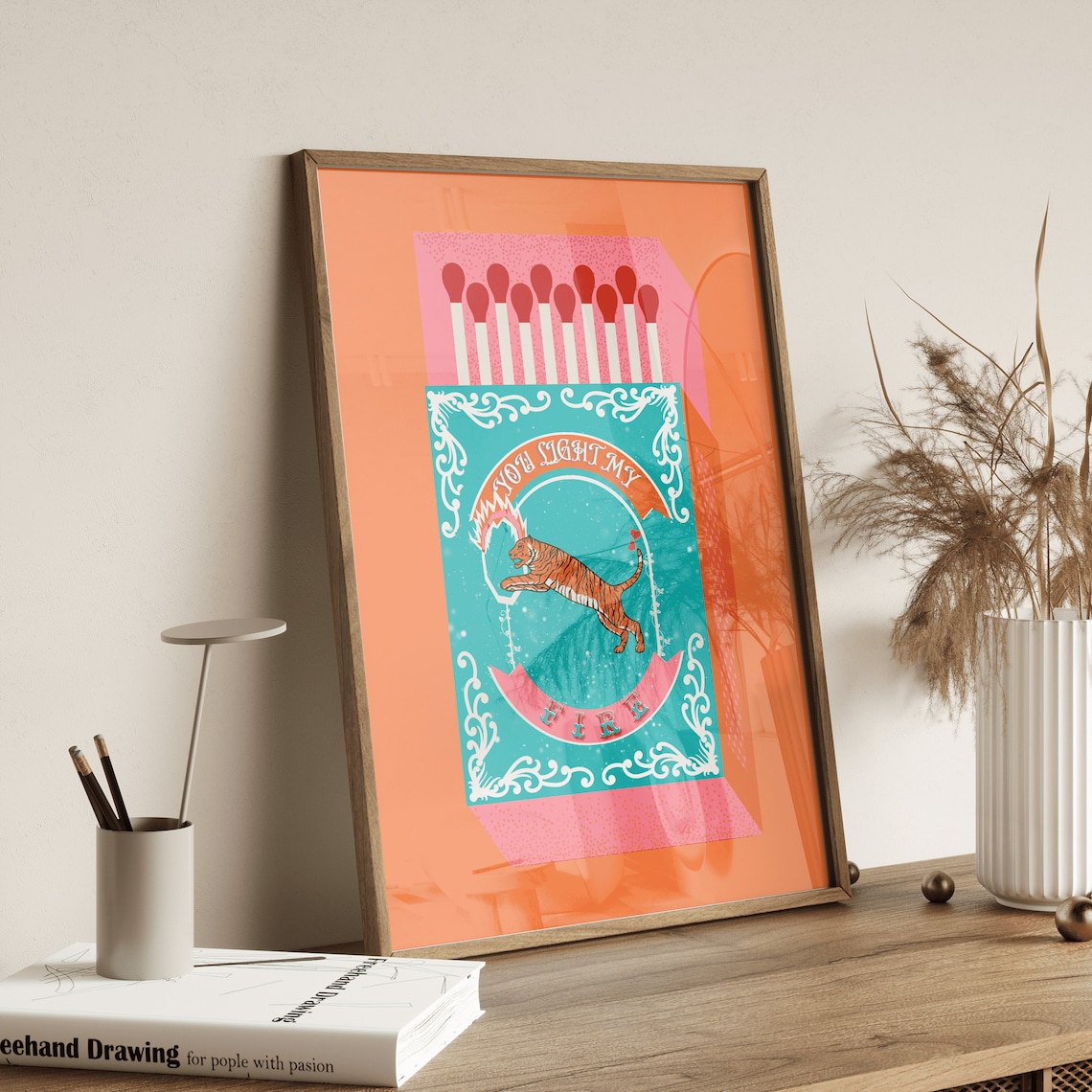 You Light My Fire Orange Match - Home Decor Kitchen recension och pris