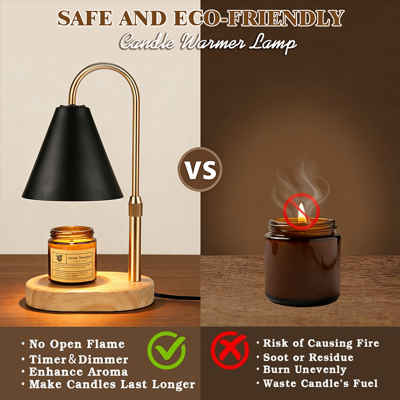 Black Candle Warmer Lamp Kitch - Home Decor Kitchen recension och pris