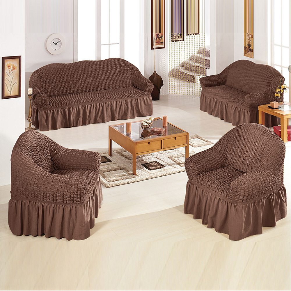 Elastic Seersucker Sofa Cover  - Home Decor Fallout 4 recension och pris