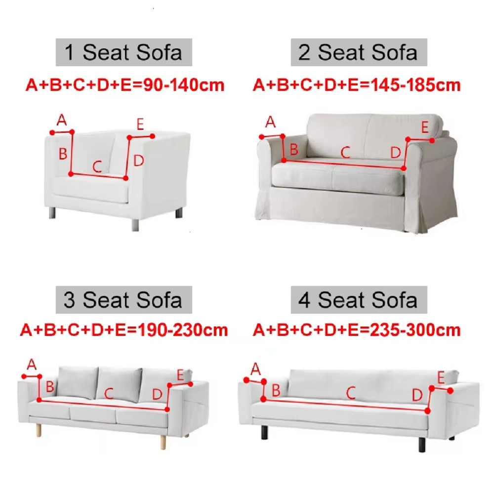 Elastic Seersucker Sofa Cover  - Home Decor Fallout 4 recension och pris