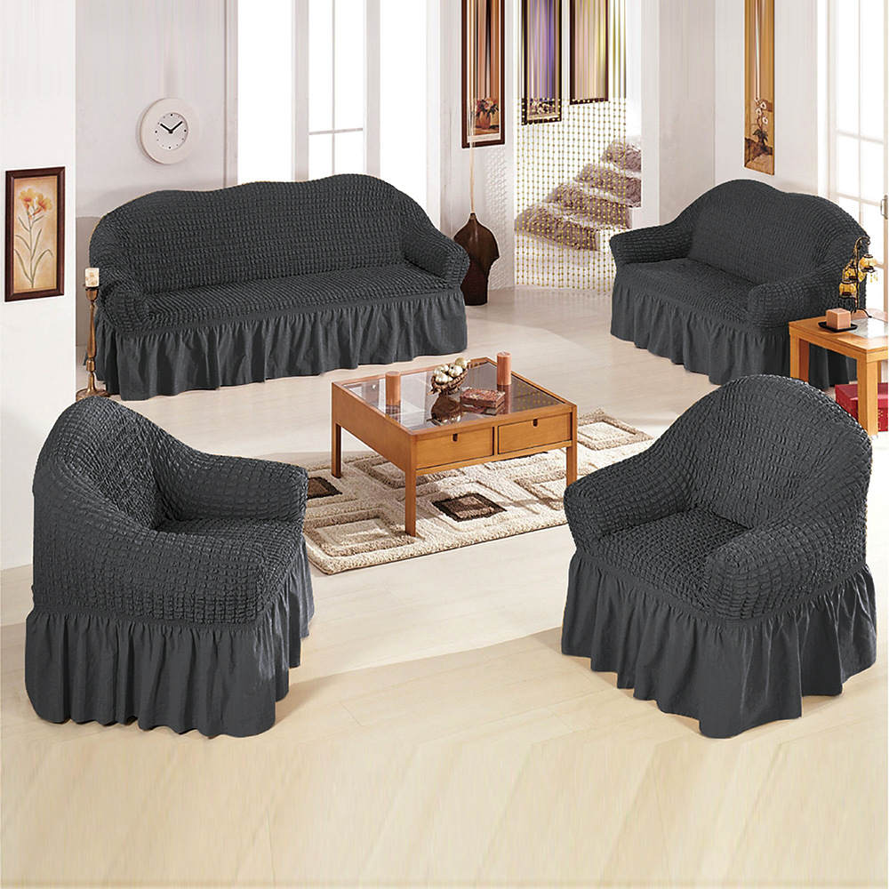 Elastic Seersucker Sofa Cover  - Home Decor Fallout 4 recension och pris