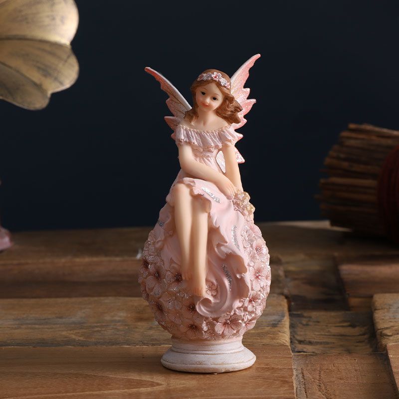 Nordic Angel Fairy Garden Stat - Home Decor Y2K recension och pris
