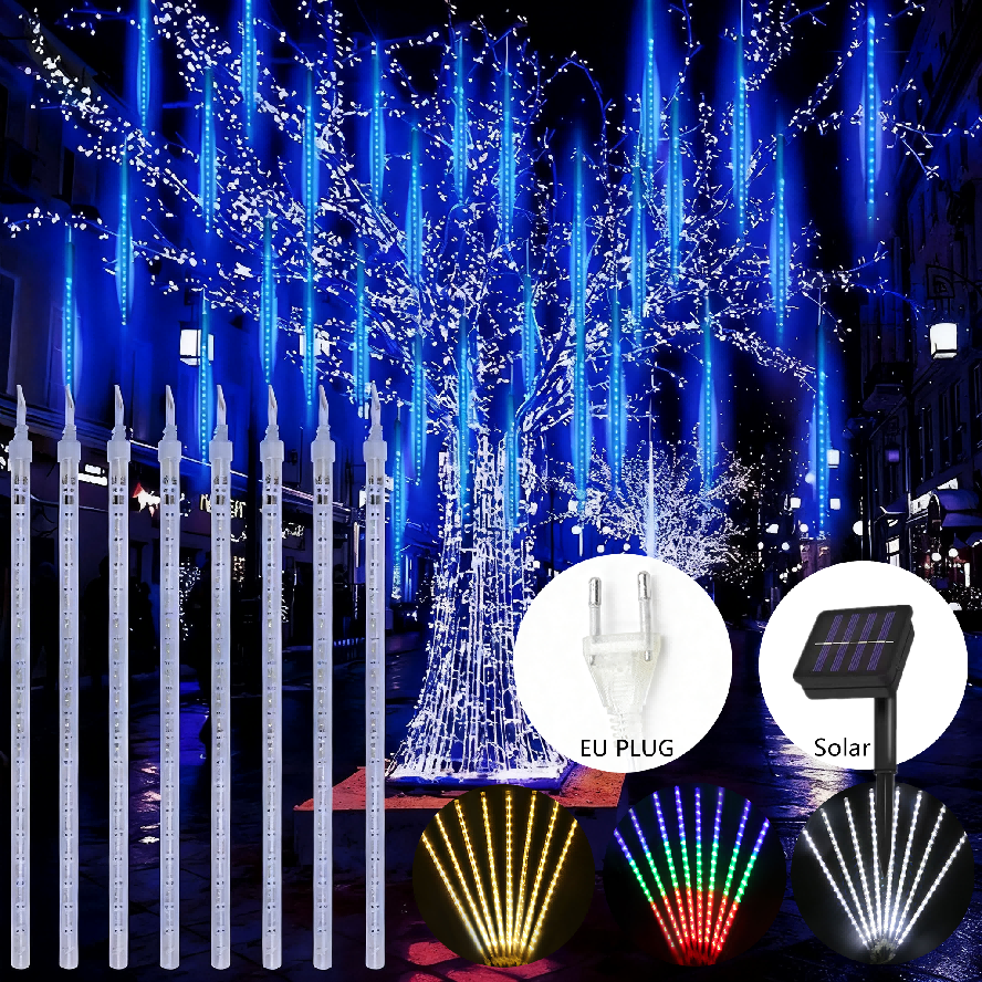 8 Tubes Solar/EU LED Meteor Sh - Home Decor Fallout 4 recension och pris