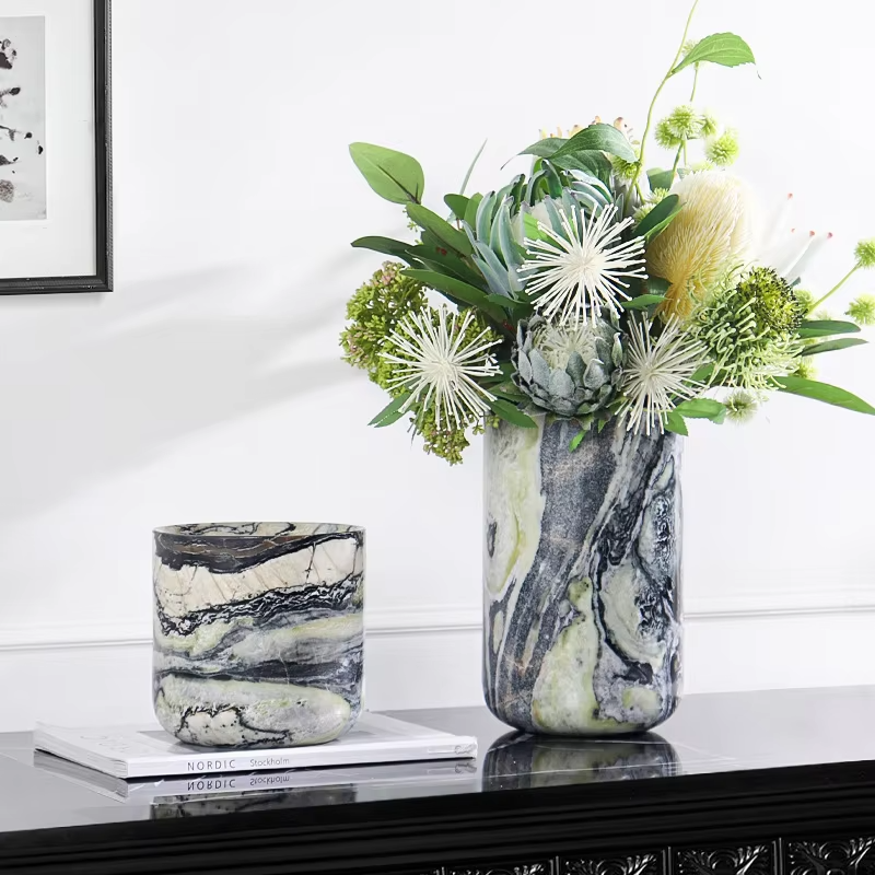 Customized Natural Marble Vase - Home Decor Flowers recension och pris