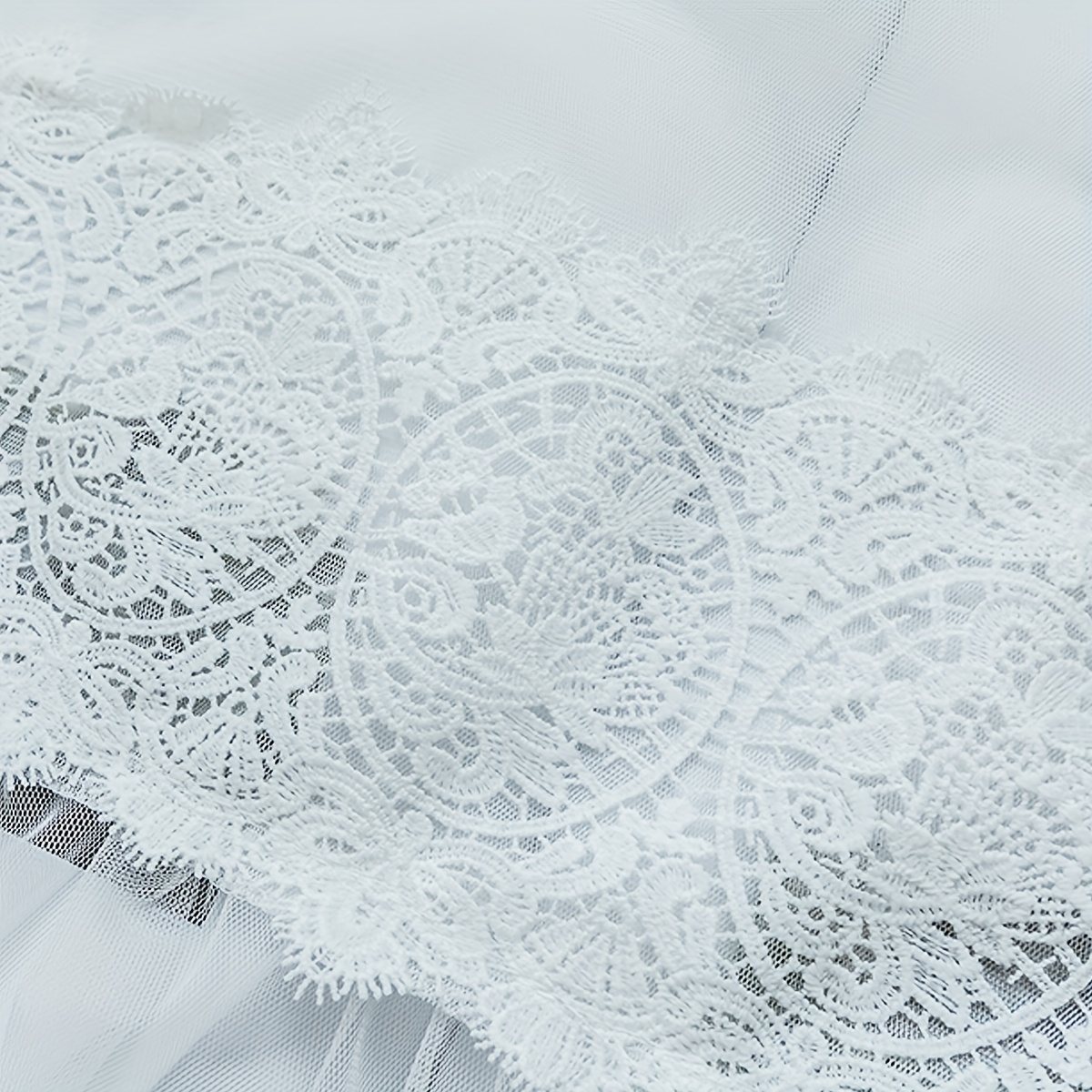 1Pc, French Pastoral Style Whi - Home Decor Curtains recension och pris