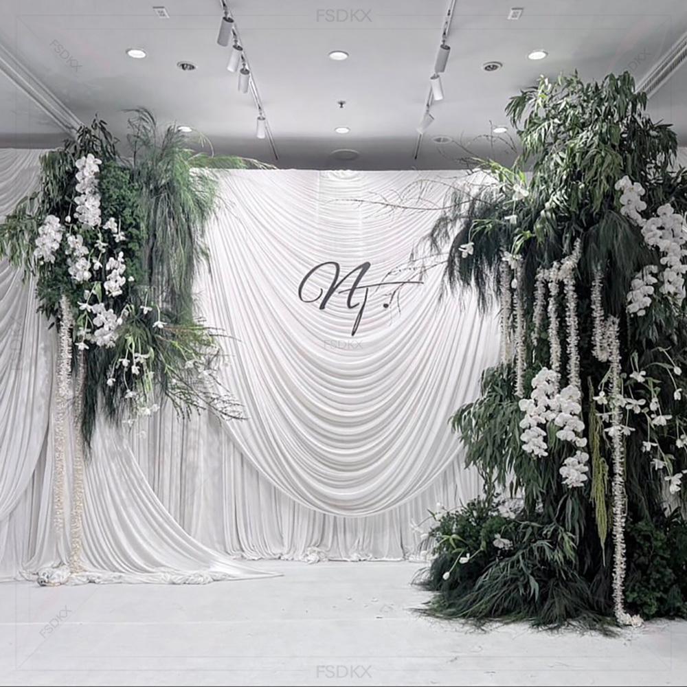 FSDKX Cheap White Ice Silk Clo - Home Decor Curtains recension och pris