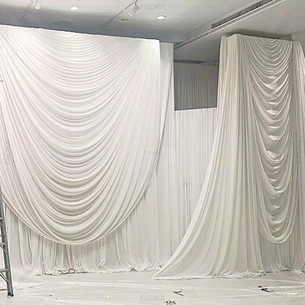 FSDKX Cheap White Ice Silk Clo - Home Decor Curtains recension och pris
