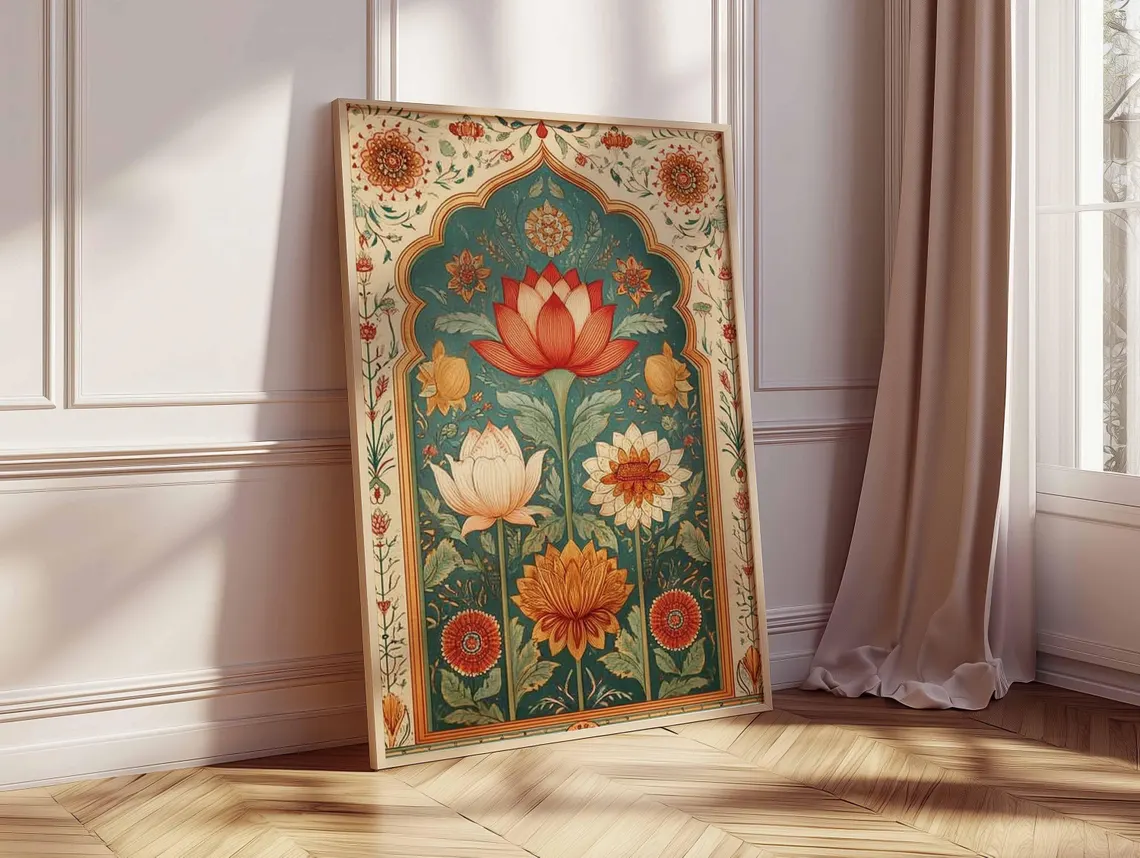 Lotus Flower Wall Art Poster,  - Home Decor Unique Items recension och pris