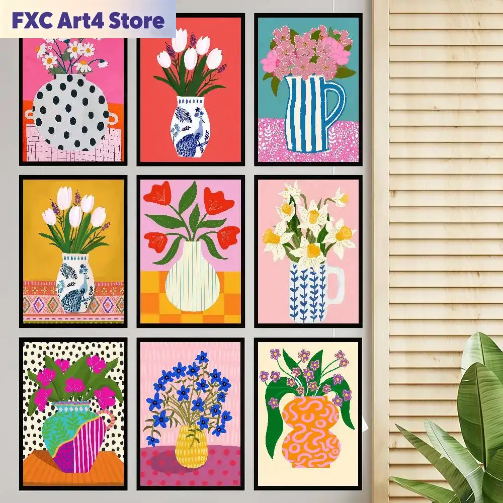 Frameless1pc Flower Market Vas - Home Decor Unique Items recension och pris