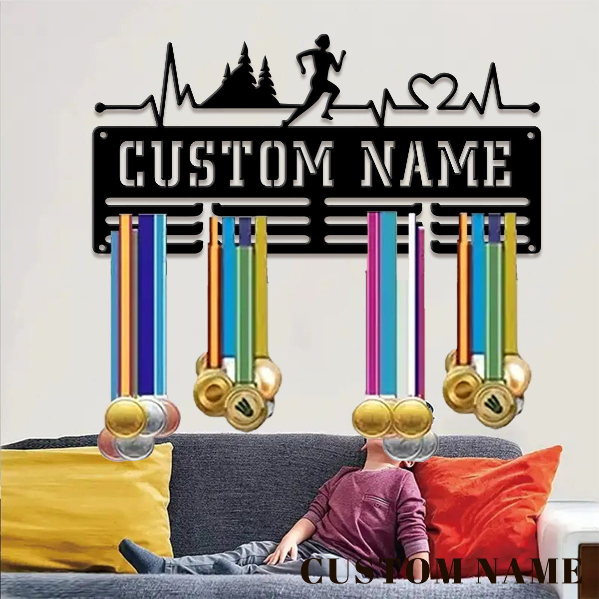 custom Marathon Sports Metal m - Home Decor For Wedding recension och pris