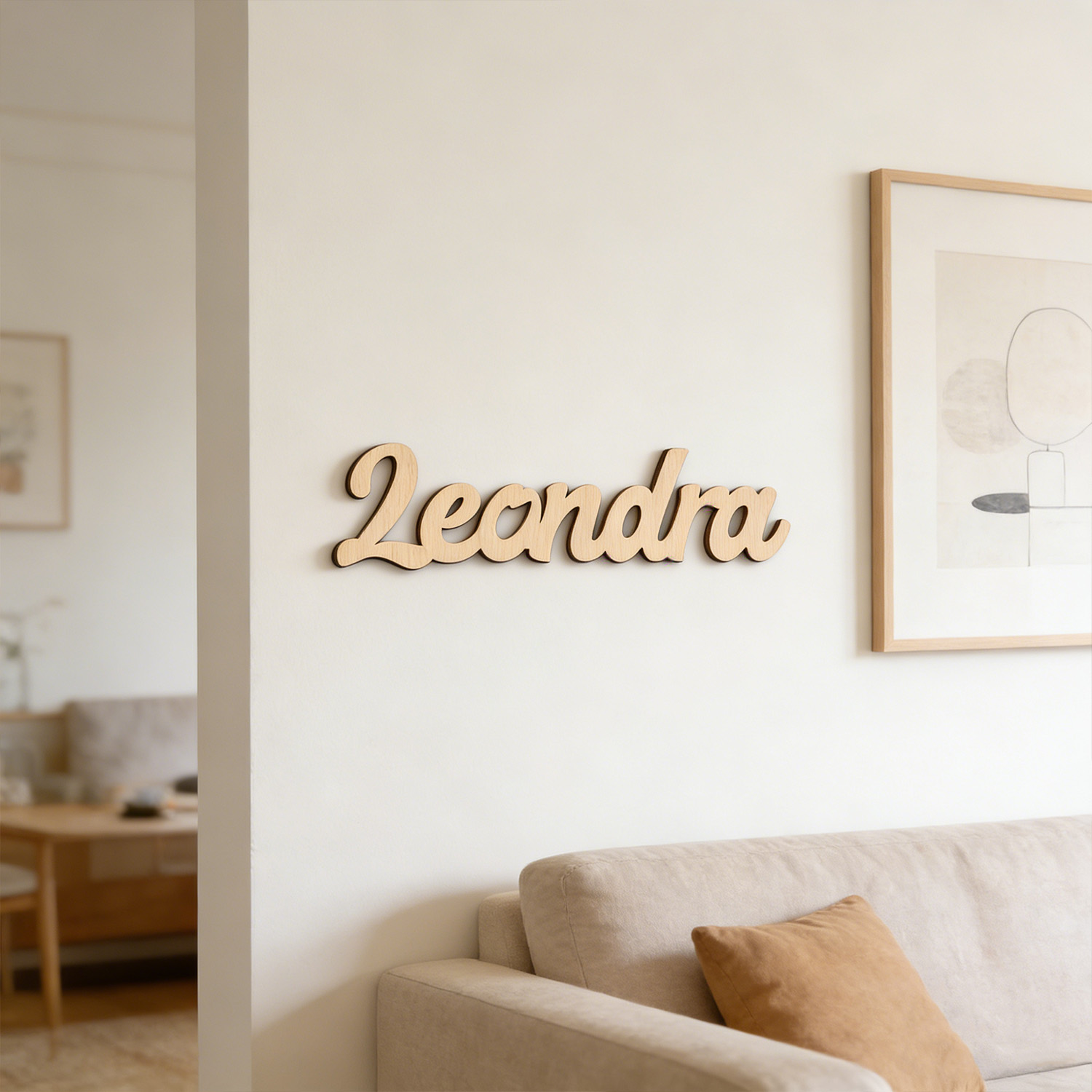 1pc Customized wooden wall dec - Home Decor For Wedding recension och pris