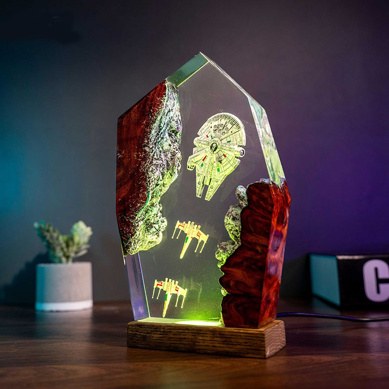 Table Resin Lamp Universe War  - Home Decor For Wedding recension och pris