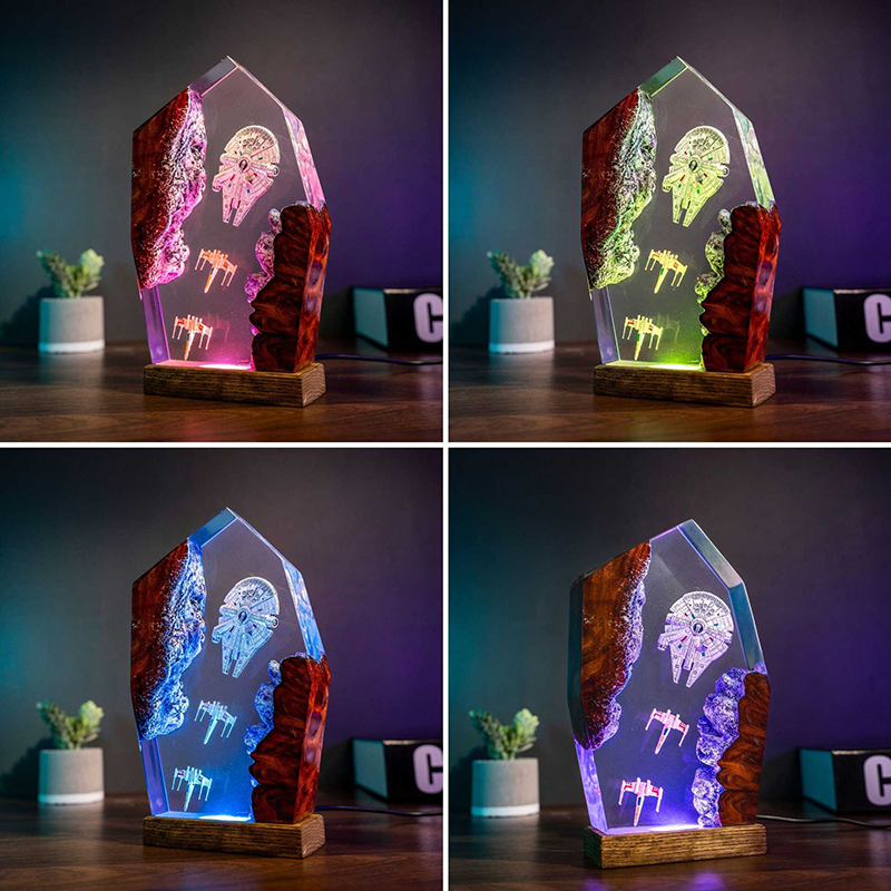 Table Resin Lamp Universe War  - Home Decor For Wedding recension och pris