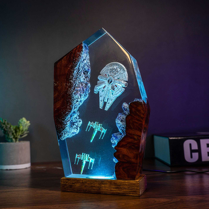 Table Resin Lamp Universe War  - Home Decor For Wedding recension och pris