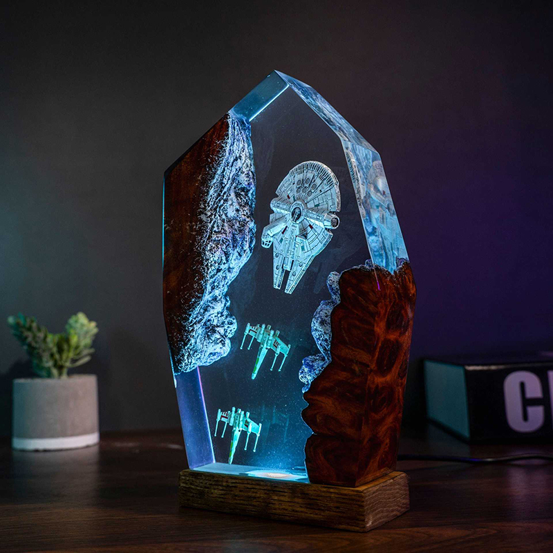 Table Resin Lamp Universe War  - Home Decor For Wedding recension och pris