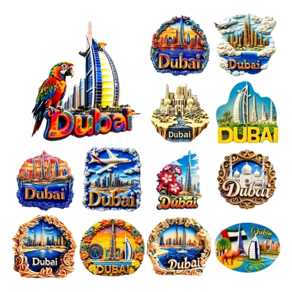 3D Resin Dubai Fridge Magnet U - Home Decor Uae recension och pris
