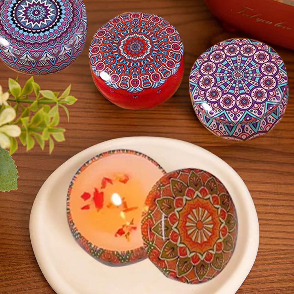 Small Mandala Scented Candle i - Home Decor Flowers recension och pris
