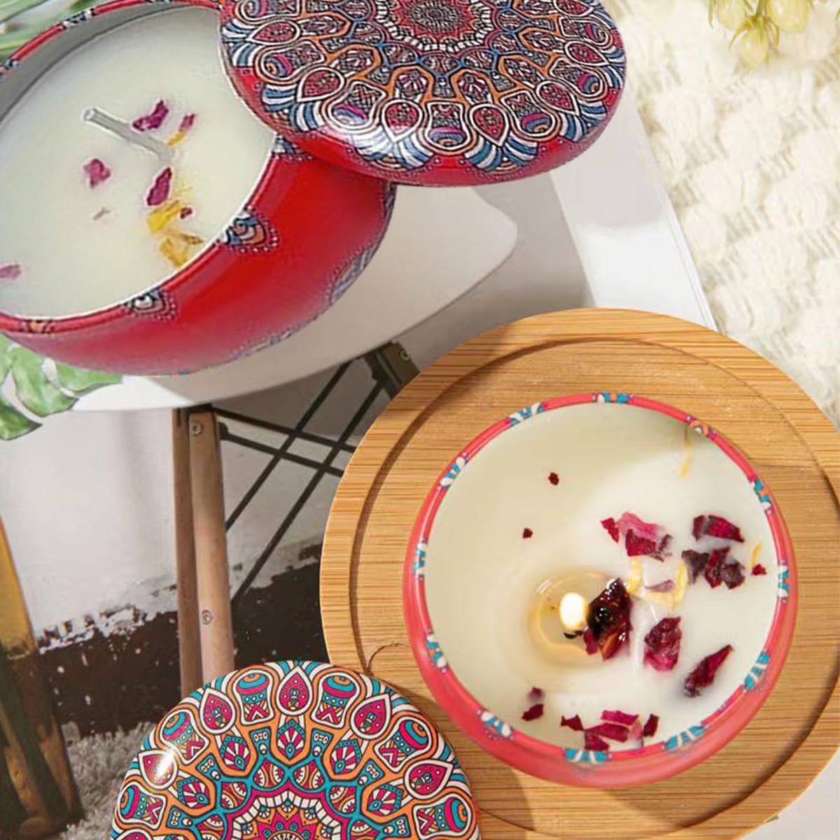 Small Mandala Scented Candle i - Home Decor Flowers recension och pris