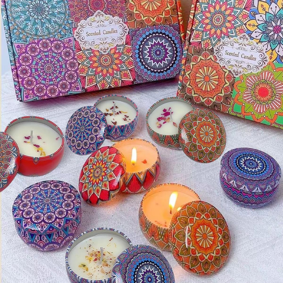 Small Mandala Scented Candle i - Home Decor Flowers recension och pris