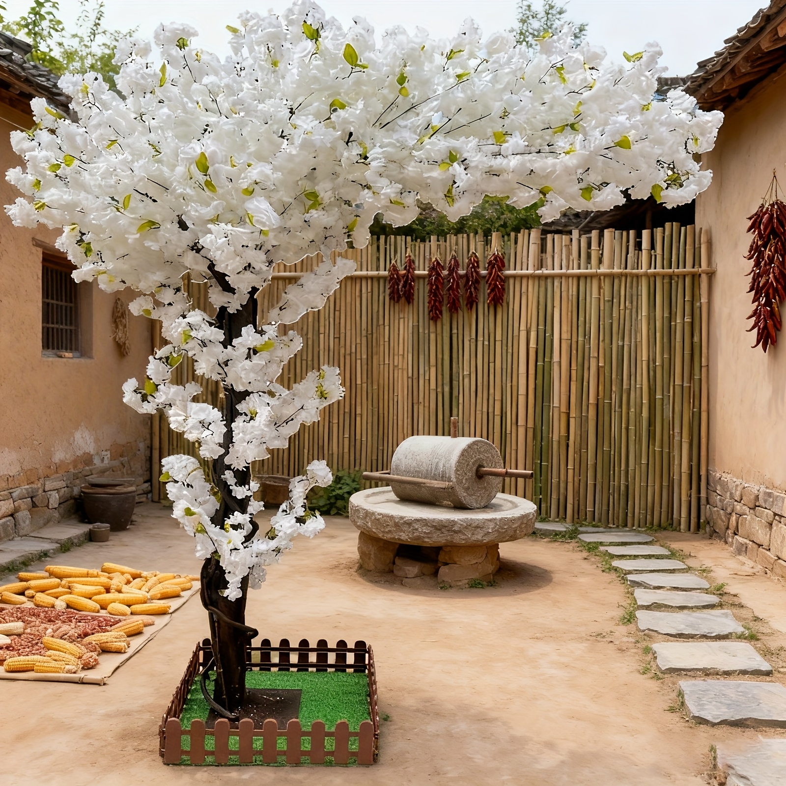 Artificial Cherry Blossom Tree - Home Decor Flowers recension och pris