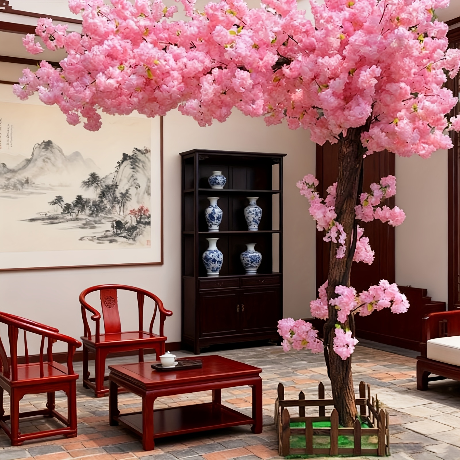 Artificial Cherry Blossom Tree - Home Decor Flowers recension och pris