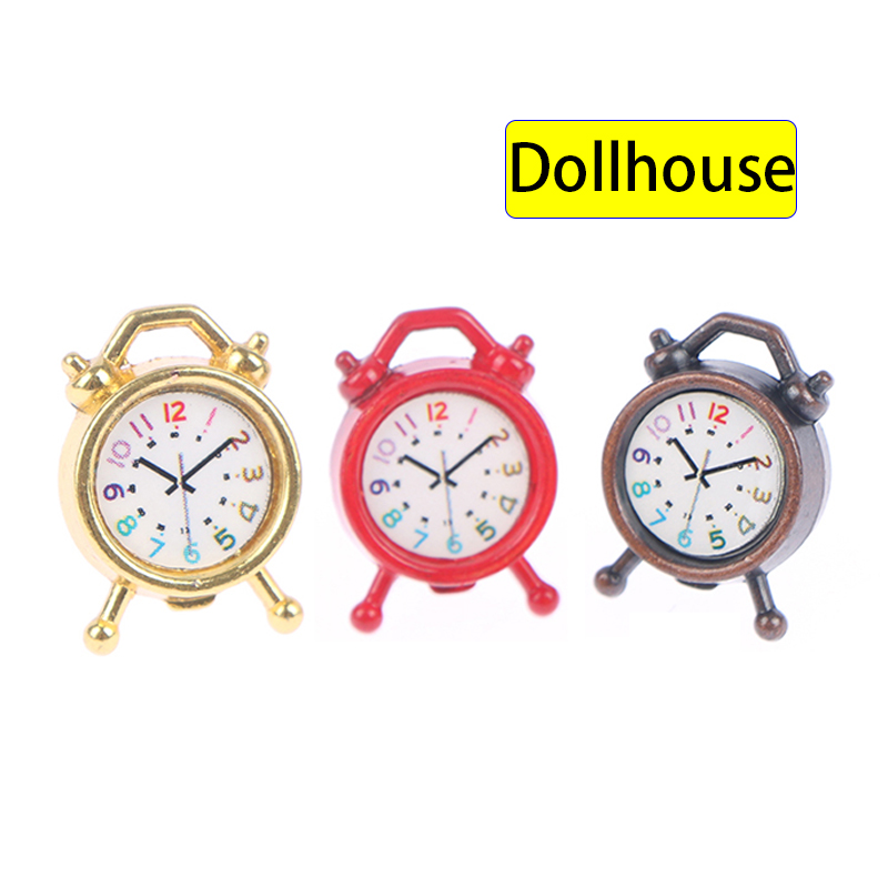 1PC 1:12 Scale Alarm Clock Dol - Home Decor Kitchen recension och pris