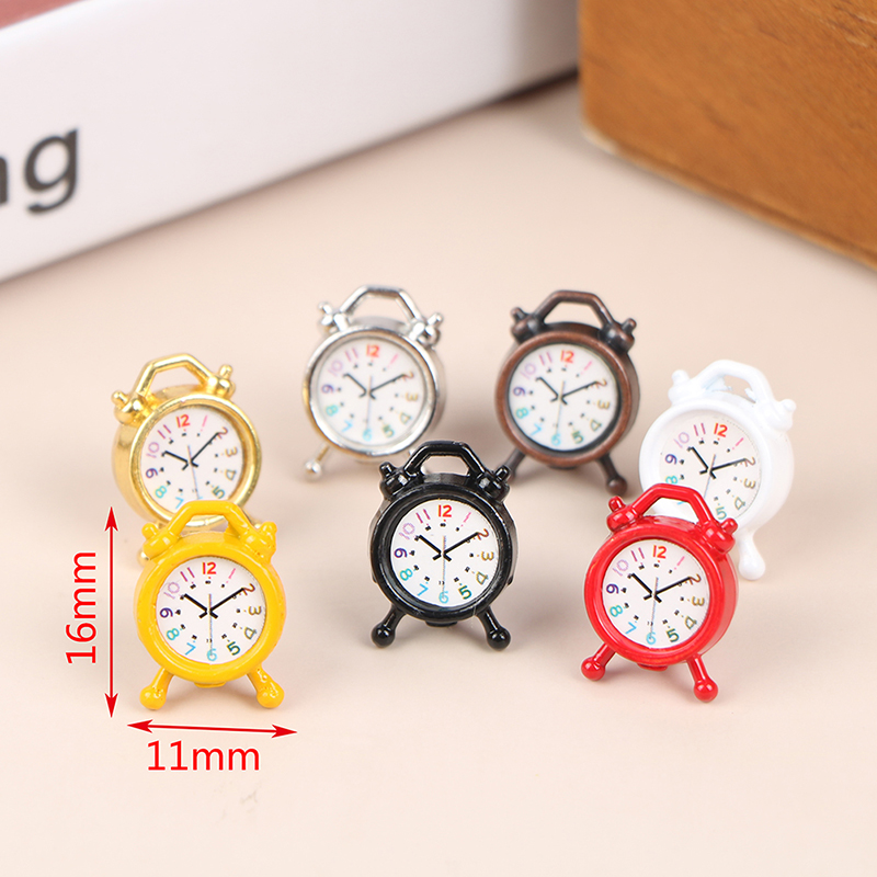 1PC 1:12 Scale Alarm Clock Dol - Home Decor Kitchen recension och pris