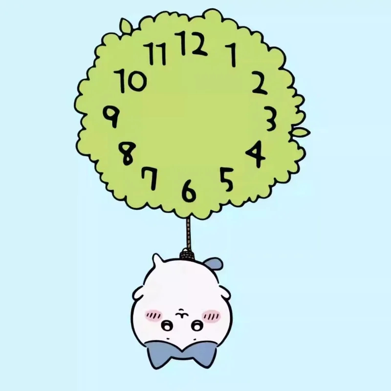 Cute Chiikawa Pendulum Wall Cl - Home Decor Online recension och pris