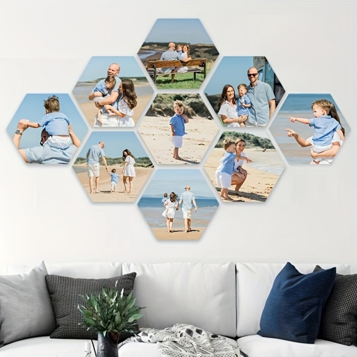 Custom Wall Decor — Modern Hex - Home Decor For Wedding recension och pris