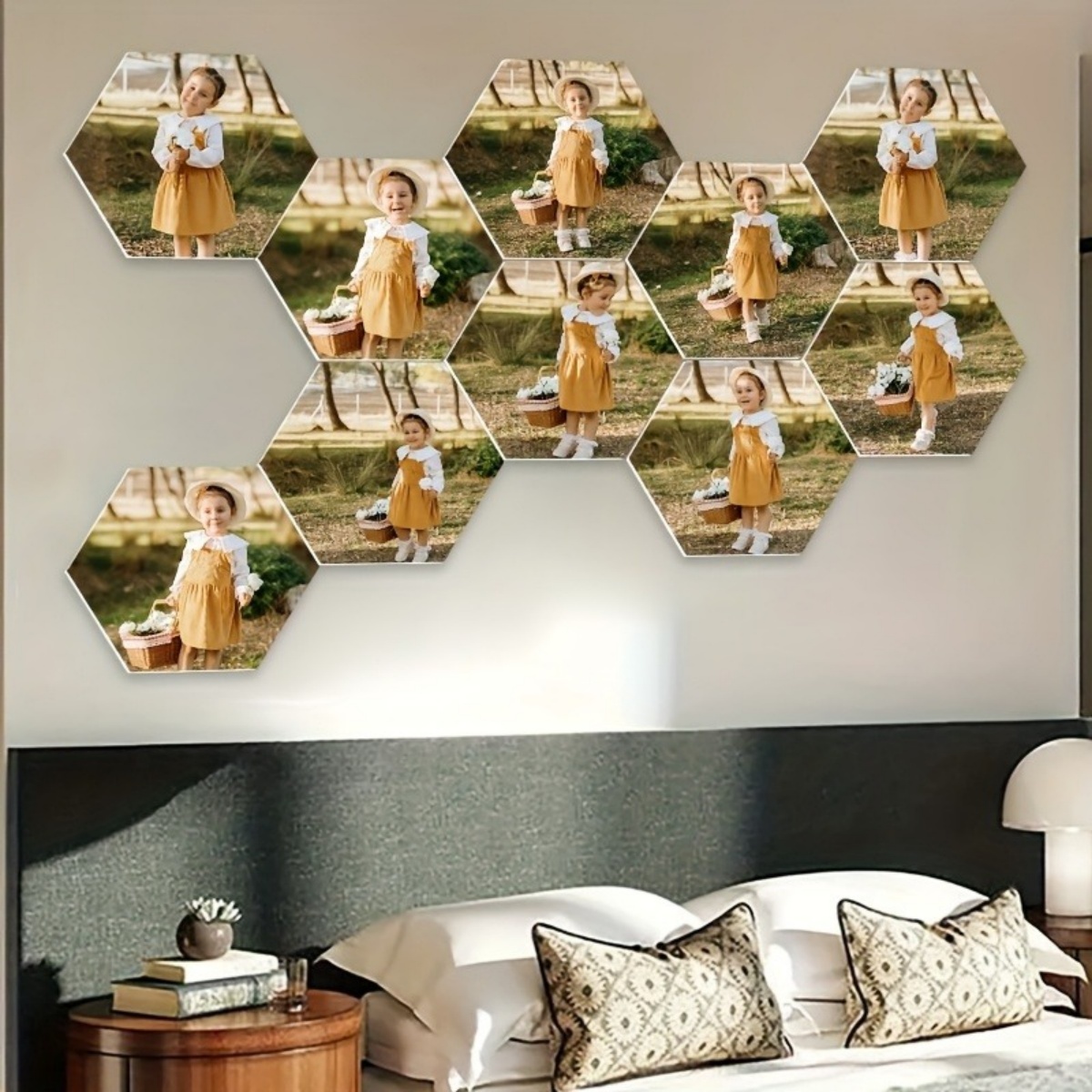 Custom Wall Decor — Modern Hex - Home Decor For Wedding recension och pris