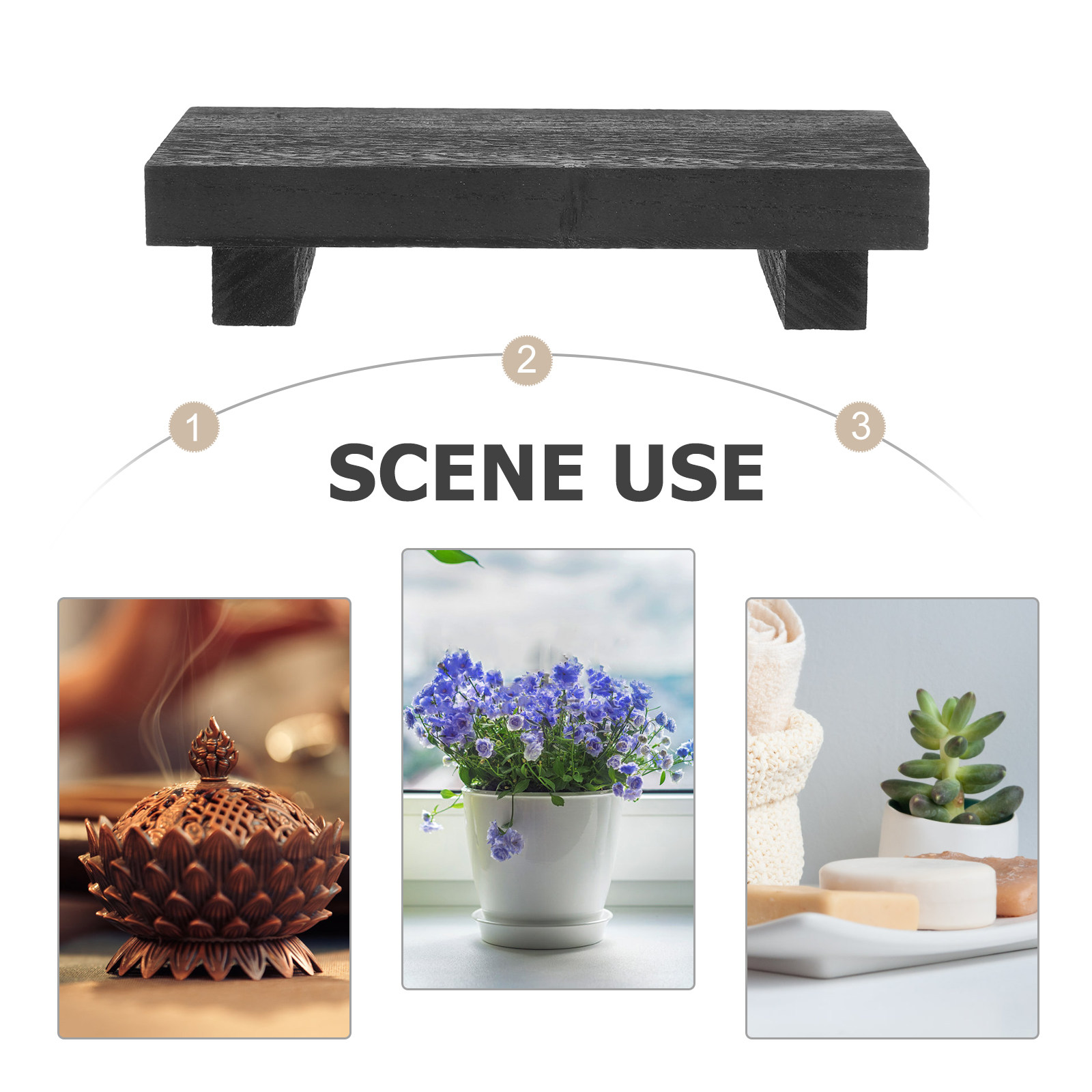Wood Soap Riser Tray Rectangul - Home Decor Kitchen recension och pris