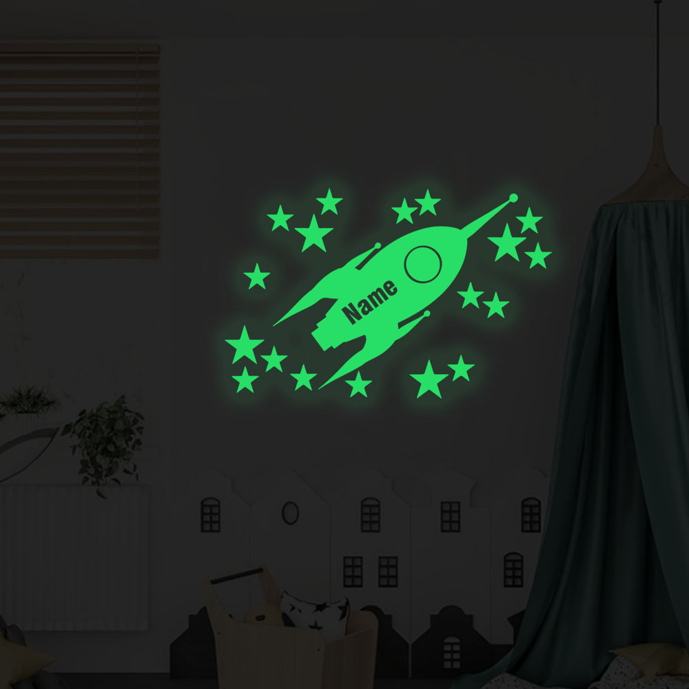 1pc Cartoon Rockets and stars  - Home Decor Living recension och pris