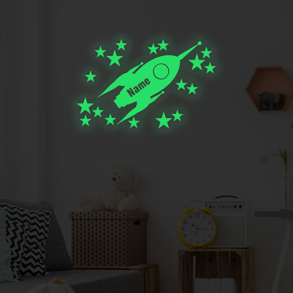 1pc Cartoon Rockets and stars  - Home Decor Living recension och pris