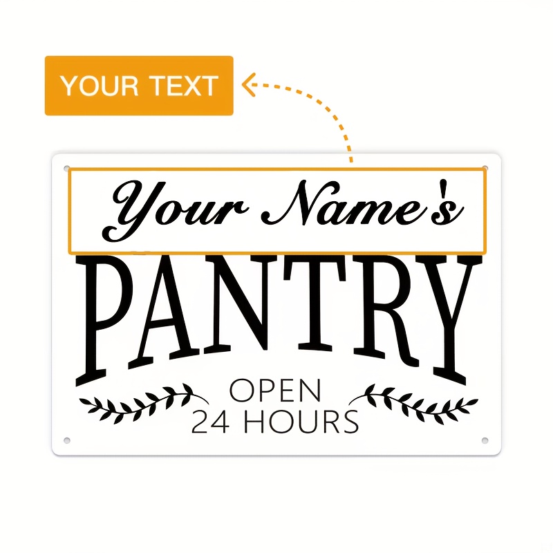 Custom Pantry Open 24 Hours Me - Home Decor Kitchen recension och pris
