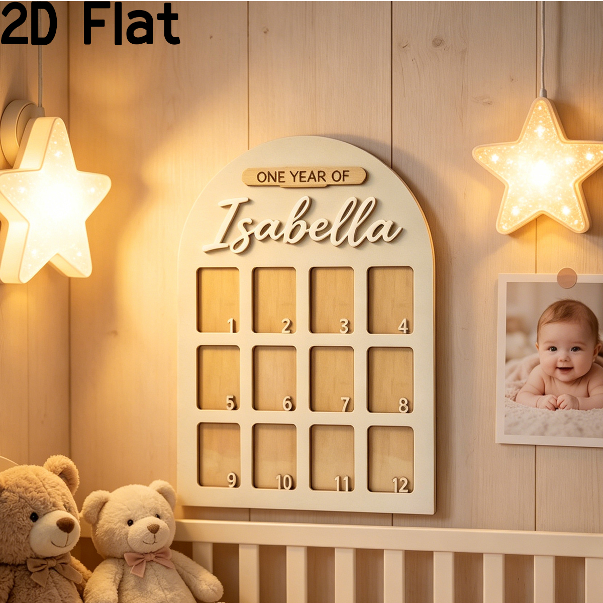 1Pc Custom Photo Record Board  - Home Decor For Wedding recension och pris